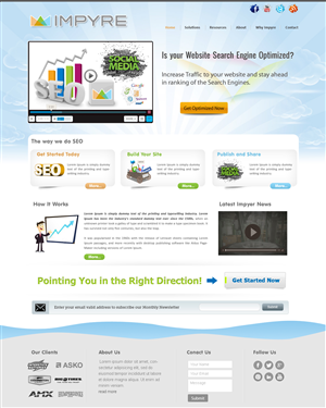 Web Design by webxvision for Impyre, LLC | Design #1012967