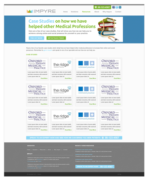 Web Design by Papersky for Impyre, LLC | Design: #1016575