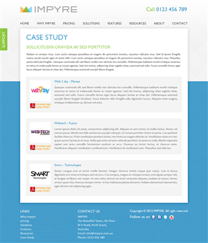 Web Design par SJ pour Impyre, LLC | Design : #1013171