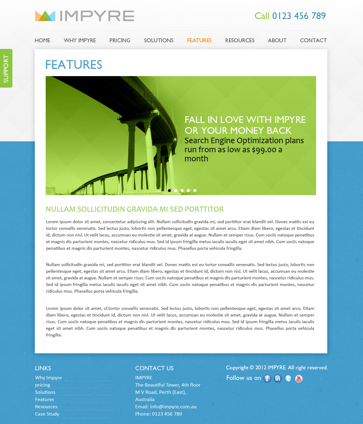 Web Design by SJ for Impyre, LLC | Design #1013177