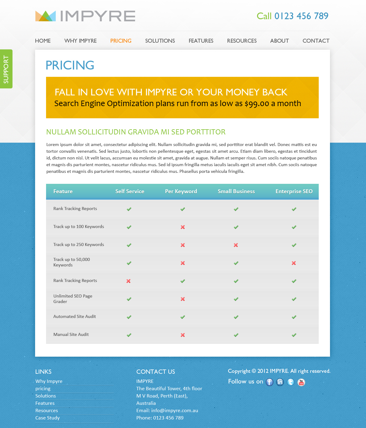 Web Design by SJ for Impyre, LLC | Design #1013183