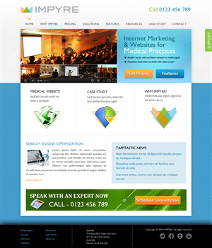 Web Design by SJ for Impyre, LLC | Design: #1017887