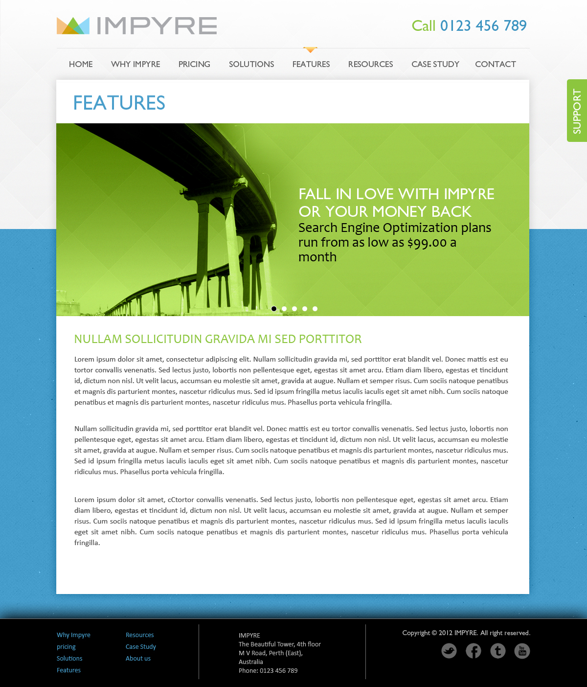 Web Design by SJ for Impyre, LLC | Design #1017891