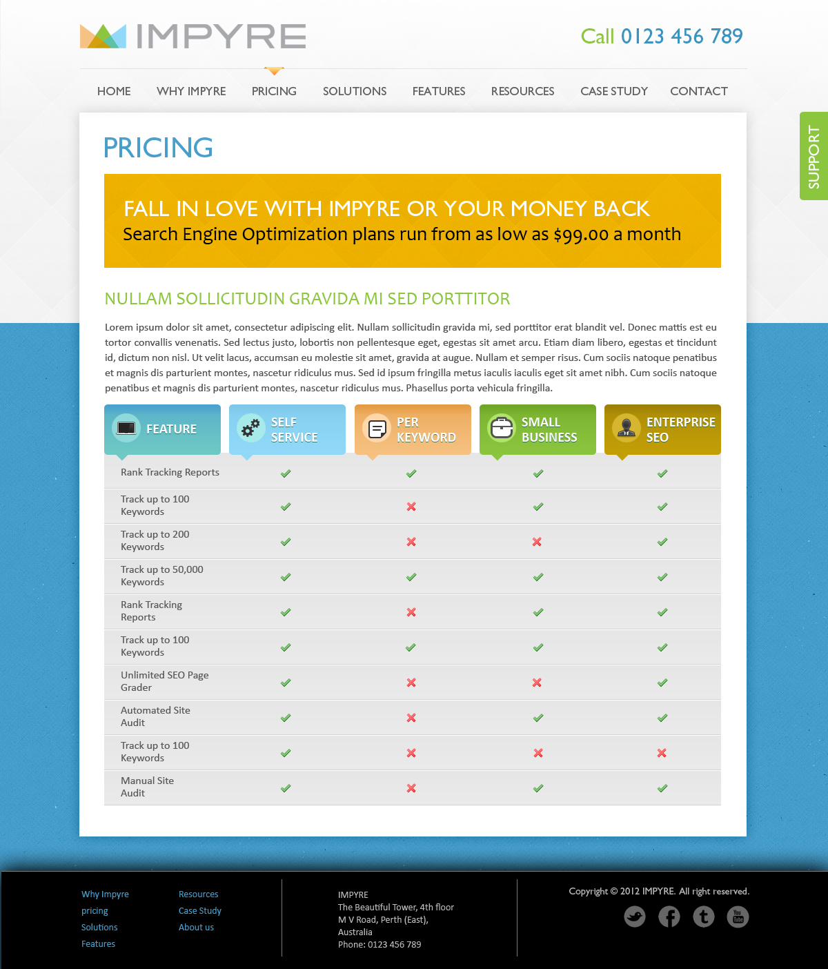 Web Design by SJ for Impyre, LLC | Design #1017898