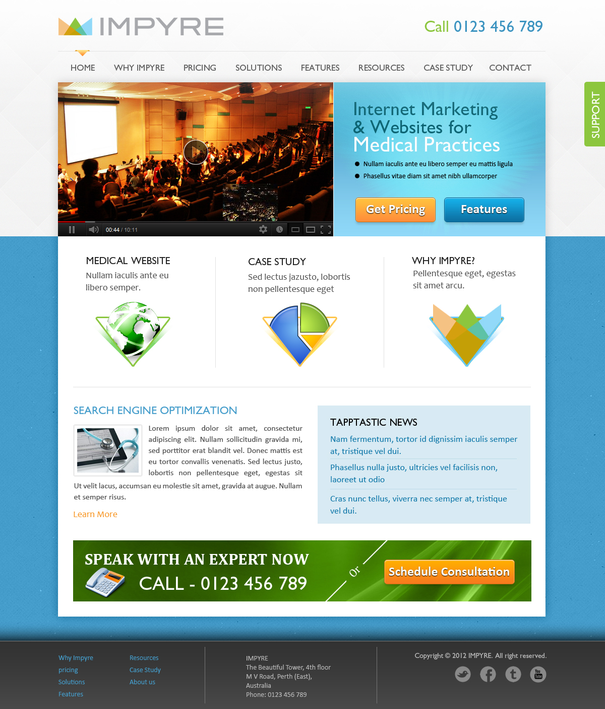 Web Design by SJ for Impyre, LLC | Design #1018636