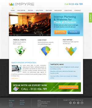 Web Design par SJ pour Impyre, LLC | Design : #1020834