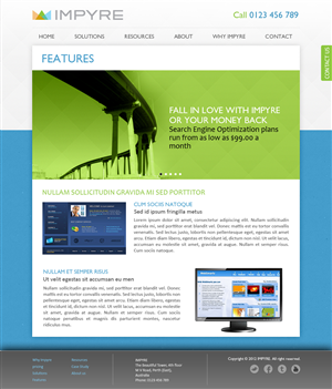 Web Design par SJ pour Impyre, LLC | Design : #1021044