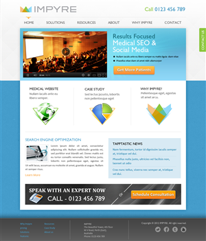 Web Design par SJ pour Impyre, LLC | Design : #1023685