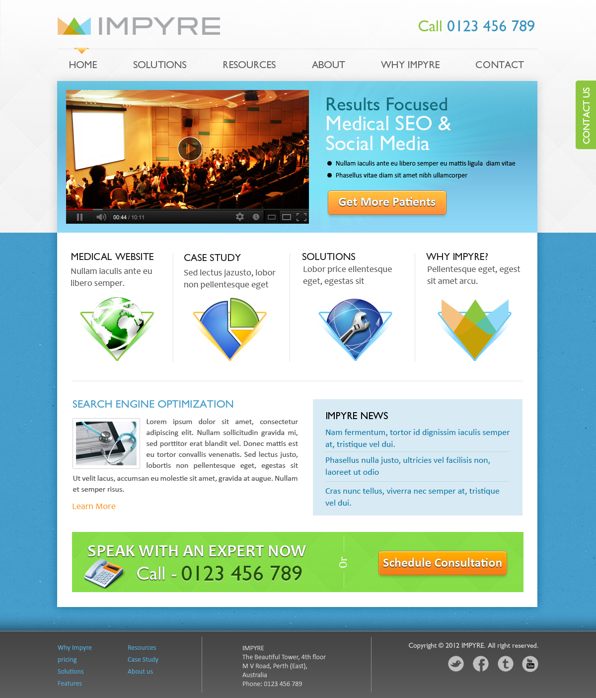 Web Design by SJ for Impyre, LLC | Design: #1025605
