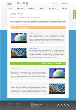 Web Design par SJ pour Impyre, LLC | Design : #1025614