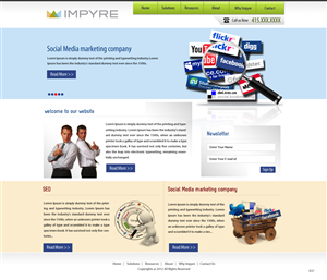 Web Design by pb for Impyre, LLC | Design: #1008445