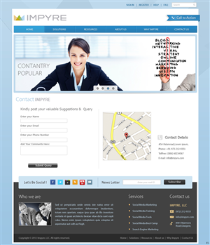 Web Design by pb for Impyre, LLC | Design: #1017698
