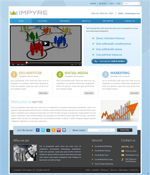 Web Design by pb for Impyre, LLC | Design: #1017701