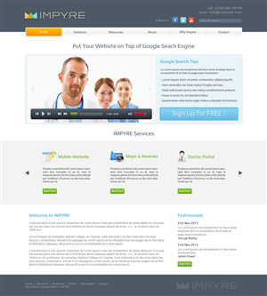 Web Design by OM for Impyre, LLC | Design: #1011552