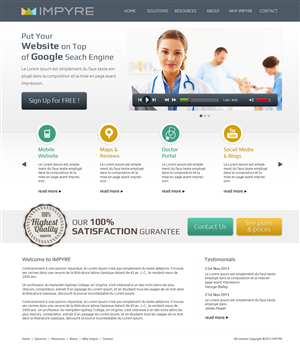 Web Design by OM for Impyre, LLC | Design: #1013707
