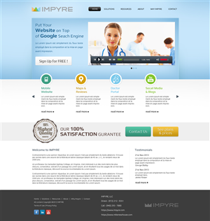 Web Design par OM pour Impyre, LLC | Design : #1019978