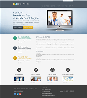Web Design par OM pour Impyre, LLC | Design : #1020025