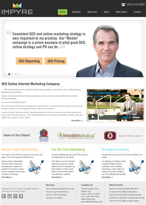Web Design by Creative Usha for Impyre, LLC | Design #1011133