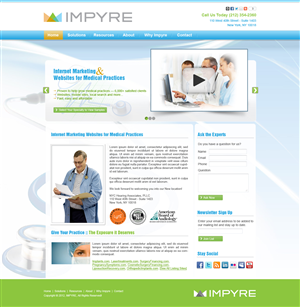 Web Design by TechWise for Impyre, LLC | Design #1014410