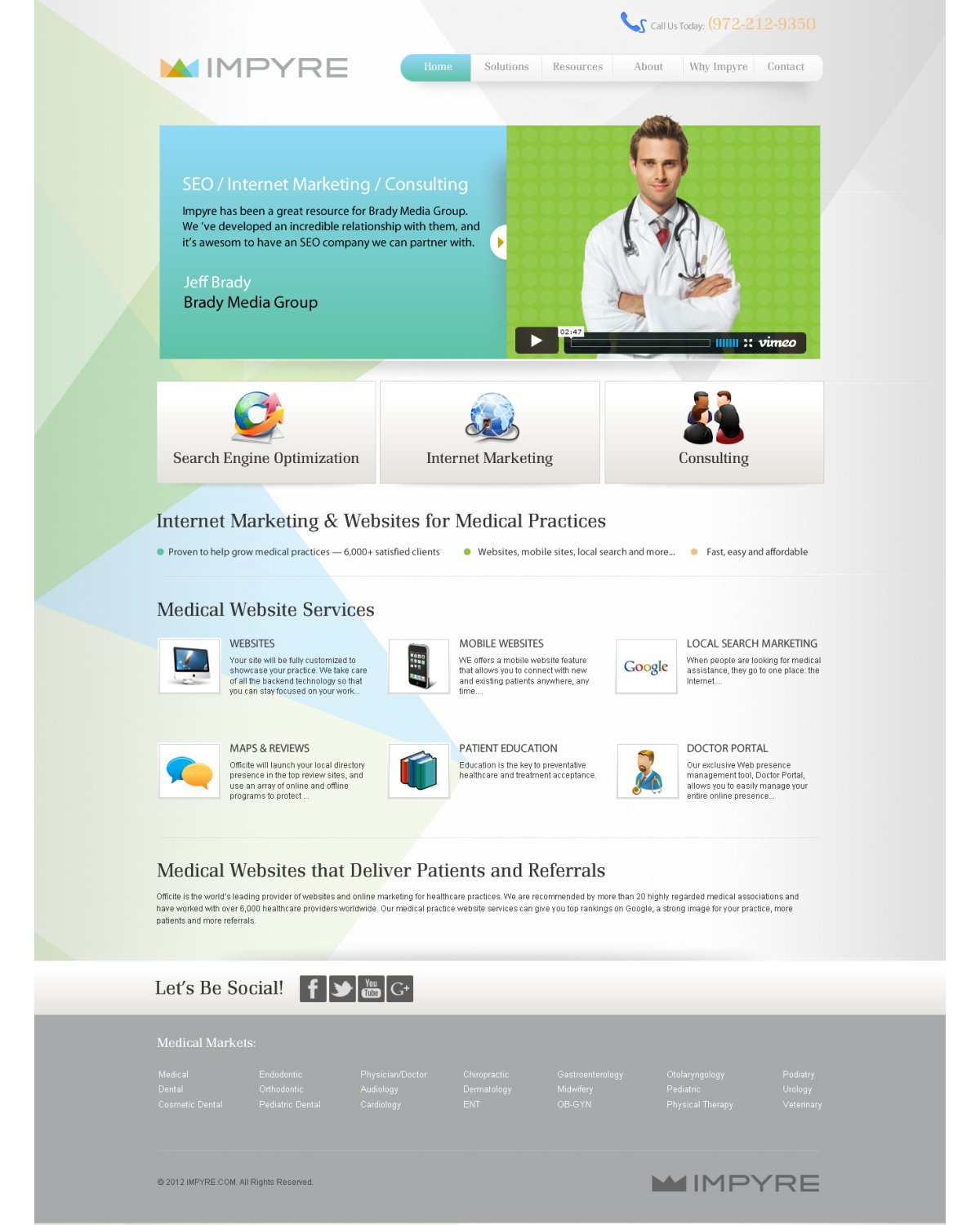 Web Design par TechWise pour Impyre, LLC | Design #1014416