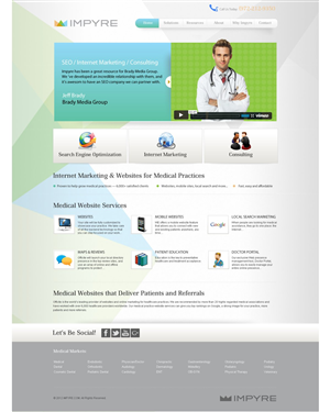 Web Design par TechWise pour Impyre, LLC | Design : #1014416