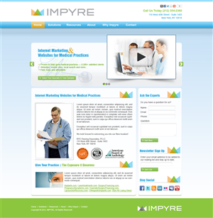 Web Design by TechWise for Impyre, LLC | Design: #1016598
