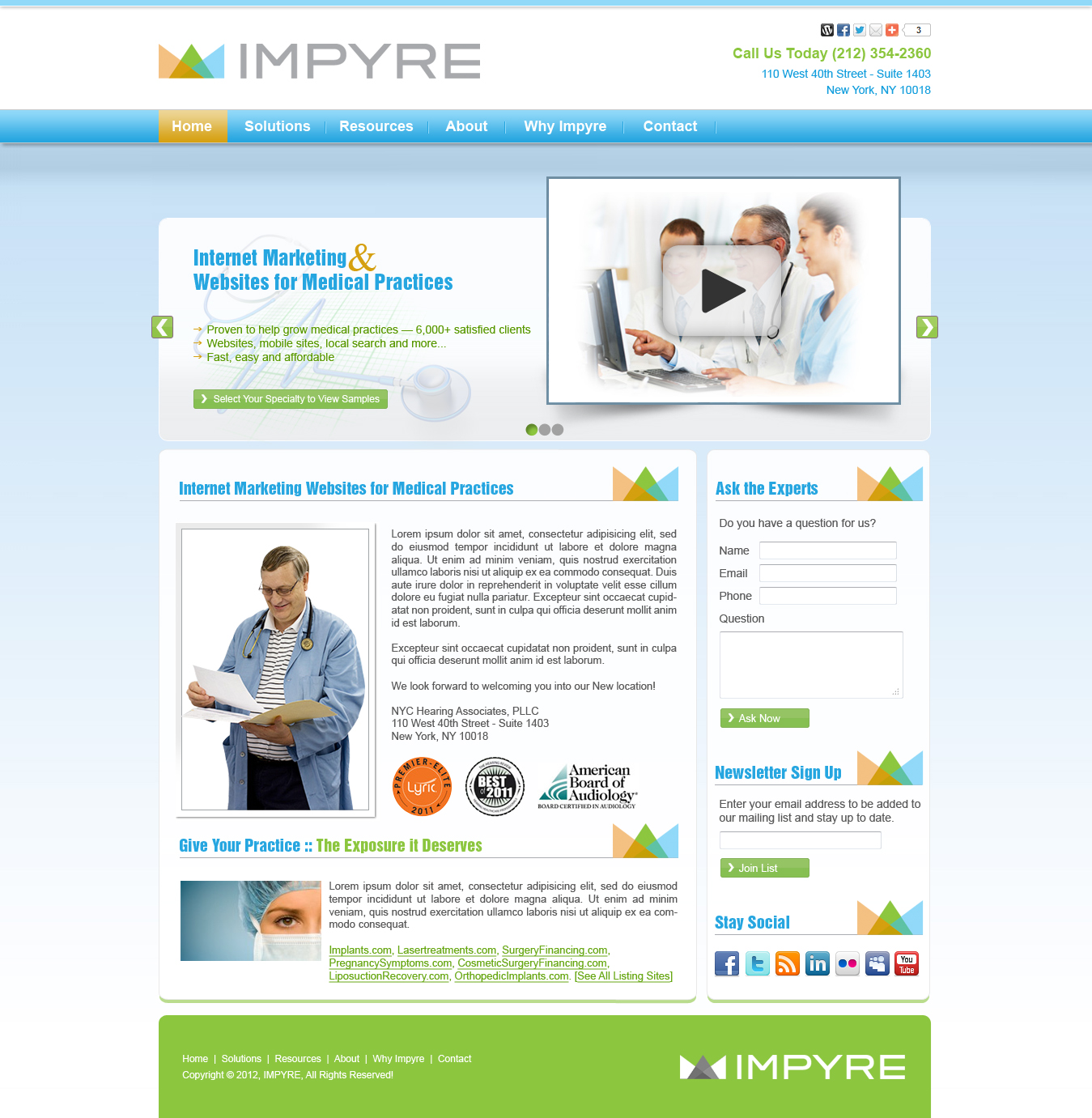 Web Design by TechWise for Impyre, LLC | Design #1016611