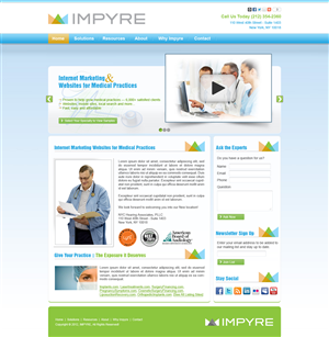 Web Design by TechWise for Impyre, LLC | Design: #1016611