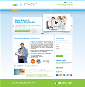 Web Design by TechWise for Impyre, LLC | Design: #1016624