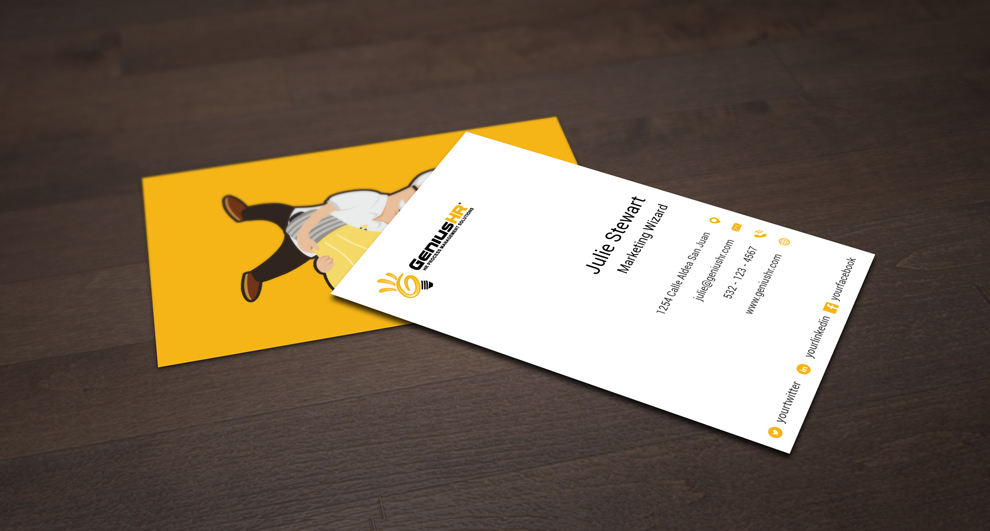 Business Card Design by juca for GeniusHR | Design #3855728