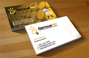Business Card Design by Hardcore Design for GeniusHR | Design: #3853813