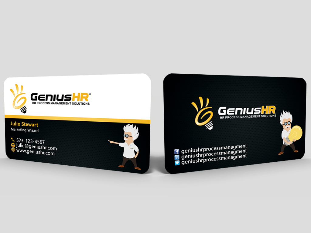Business Card Design by Hardcore Design for GeniusHR | Design #3853819