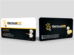 Business Card Design by Hardcore Design for GeniusHR | Design: #3853819