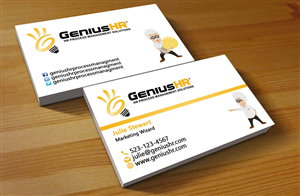 Business Card Design by Hardcore Design for GeniusHR | Design: #3853910