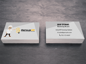 Business Card Design by ShantNiX for GeniusHR | Design: #3798279