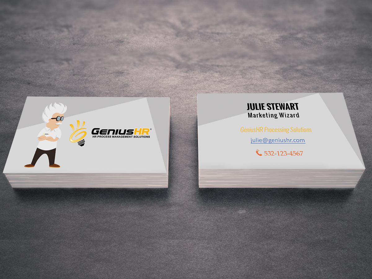 Business Card Design by ShantNiX for GeniusHR | Design #3798293
