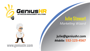 Business Card Design by Janet W