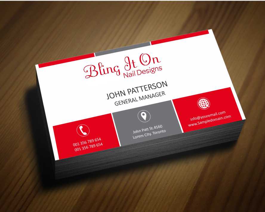 Diseño de Tarjeta de Presentación por AwsomeD para Bling it On nail designs  | Diseño #3808846