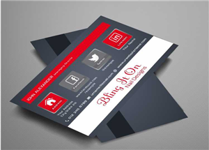 Business Card Design by AwsomeD for Bling it On nail designs  | Design: #3808847