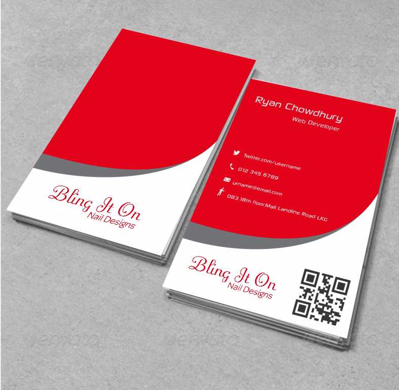 Business Card Design by AwsomeD for Bling it On nail designs  | Design #3808848