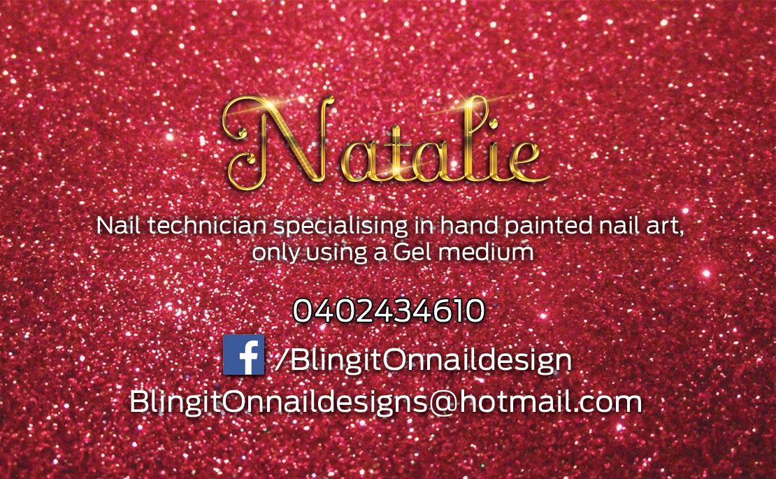 Business Card Design by karthik for Bling it On nail designs  | Design #3811111