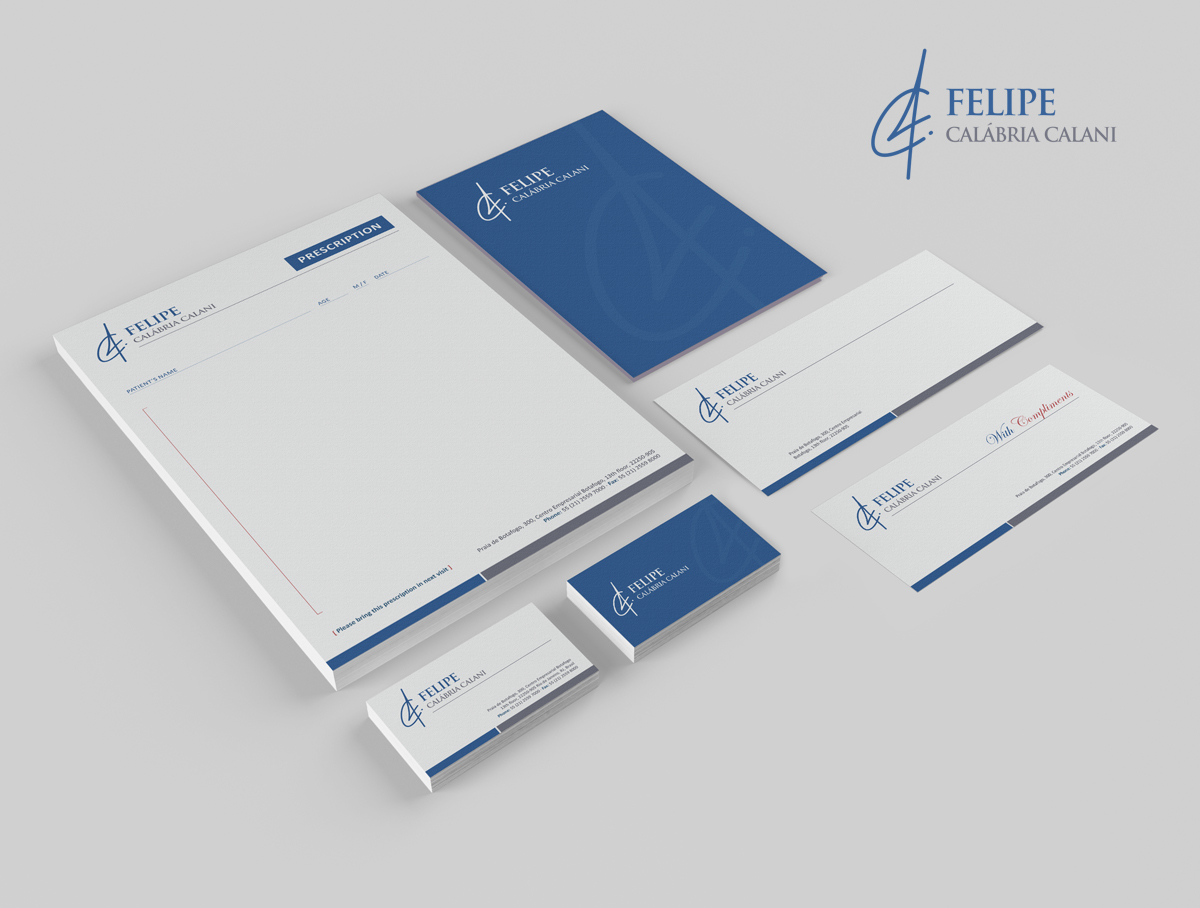 Stationery Design by logodentity for Felipe Calabria Calani | Design #3890542