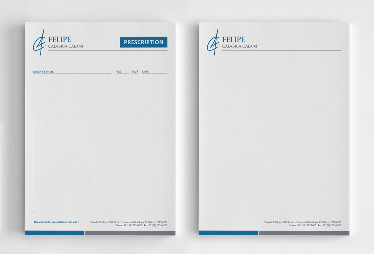 Stationery Design by logodentity for Felipe Calabria Calani | Design #3890565