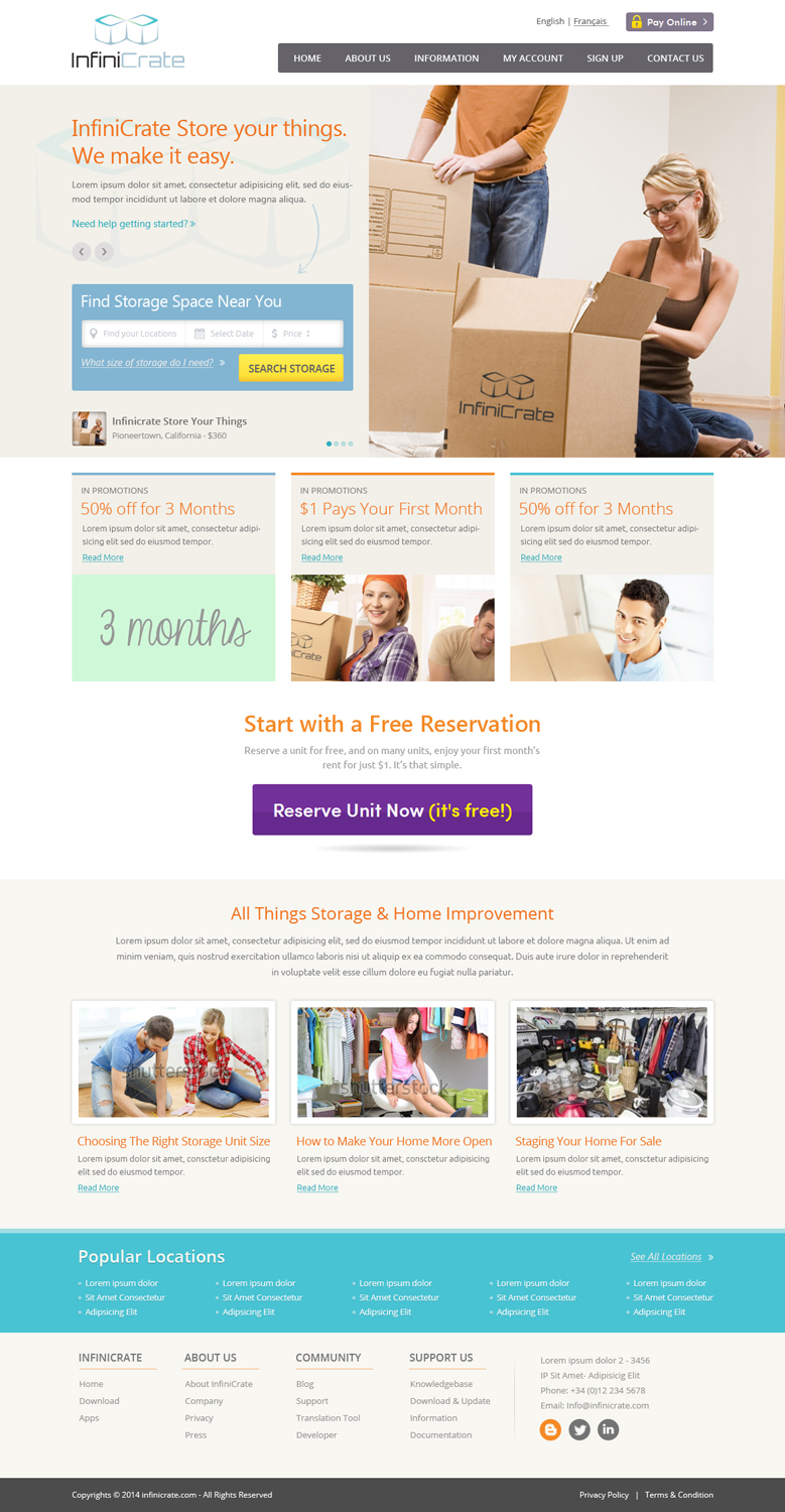 Web Design by OM for this project | Design #3810929