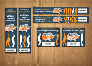 Improv Troupe needs Banner Ad Design Project | Design de Bannière  par MNM