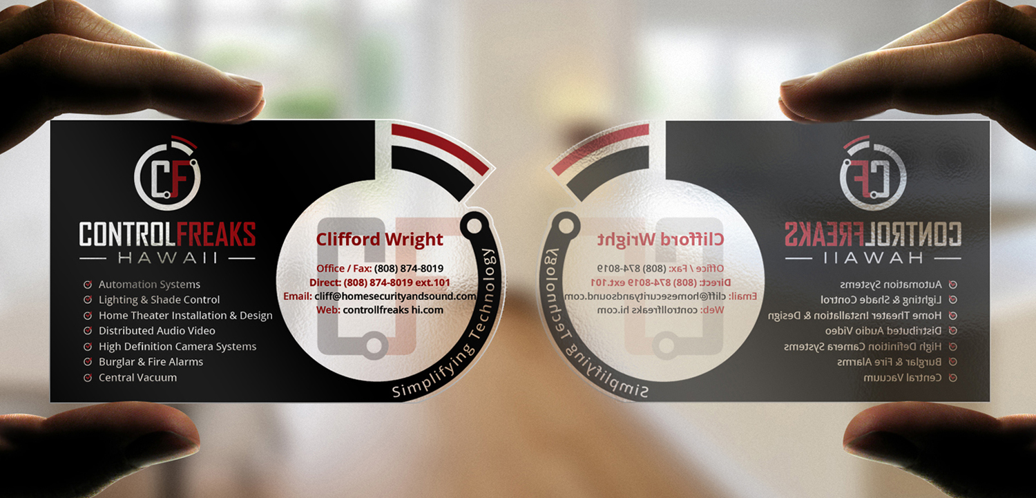 Business Card Design by Nelsur for Control Freaks Hawaii | Design #3979160