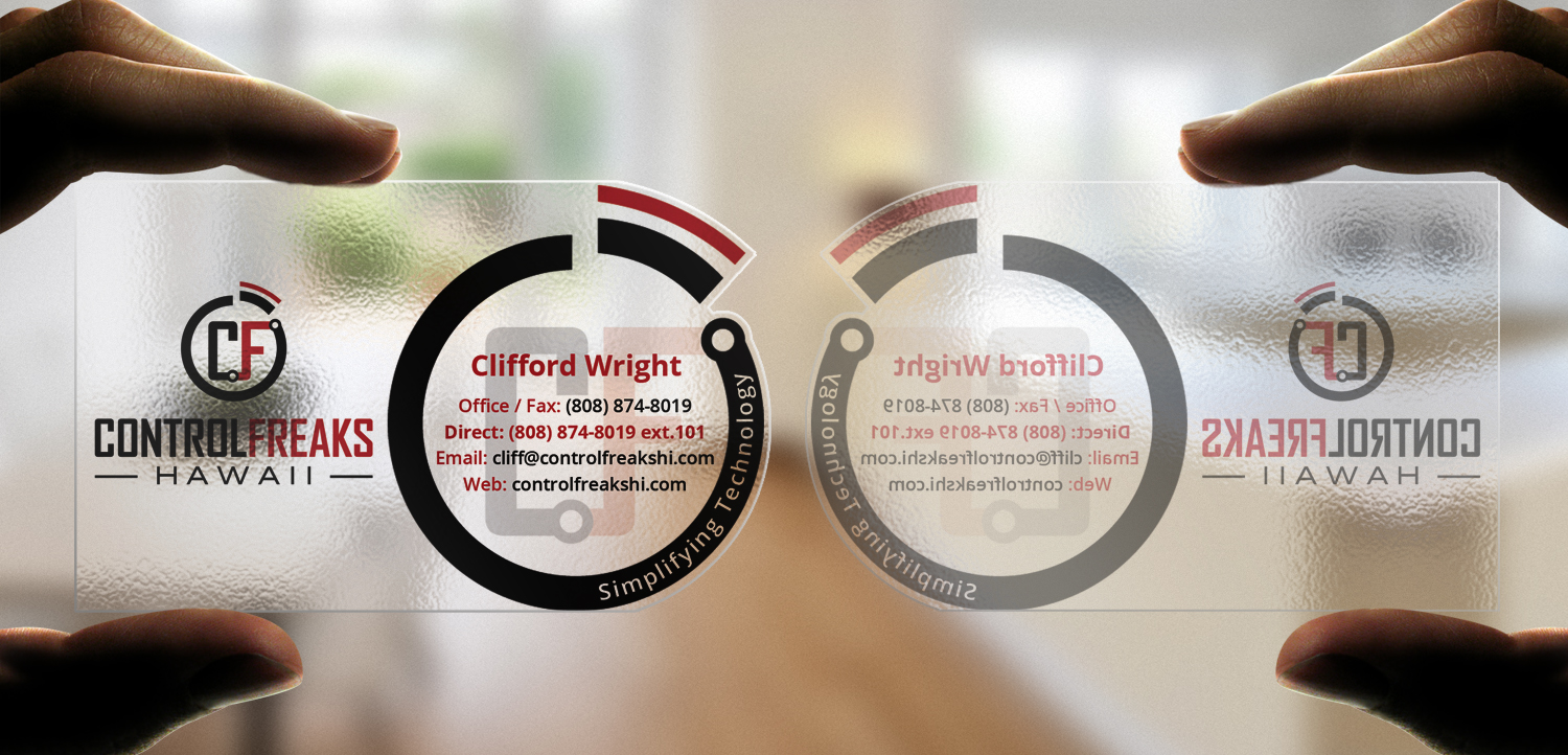 Business Card Design by Nelsur for Control Freaks Hawaii | Design #3991130