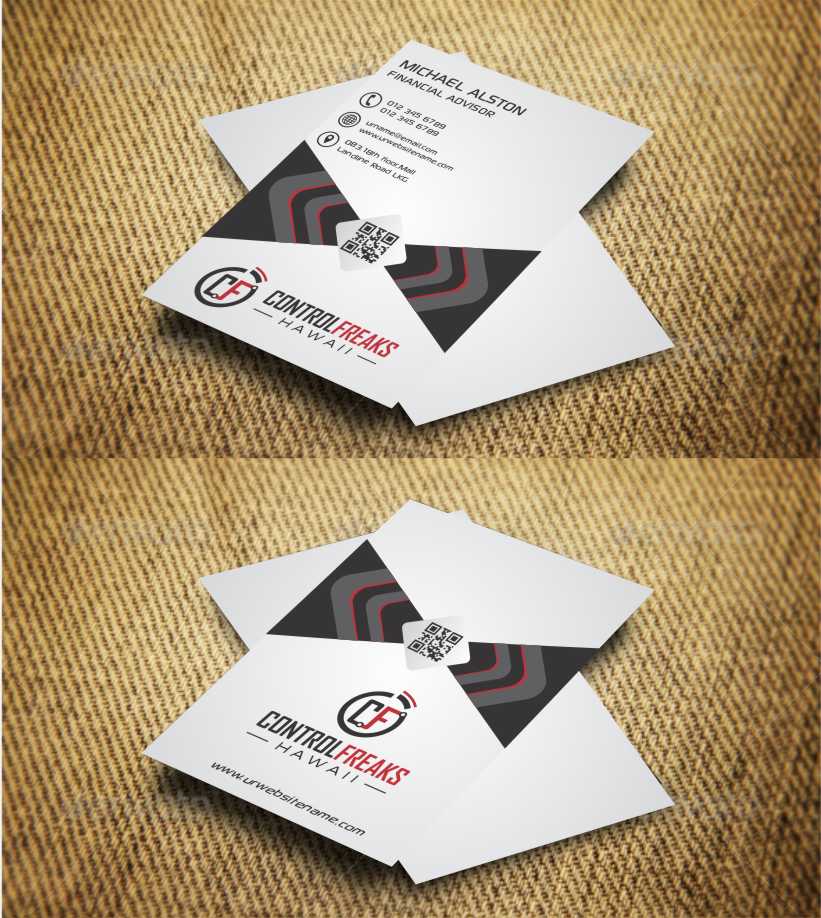 Business Card Design by AwsomeD for Control Freaks Hawaii | Design #4008733