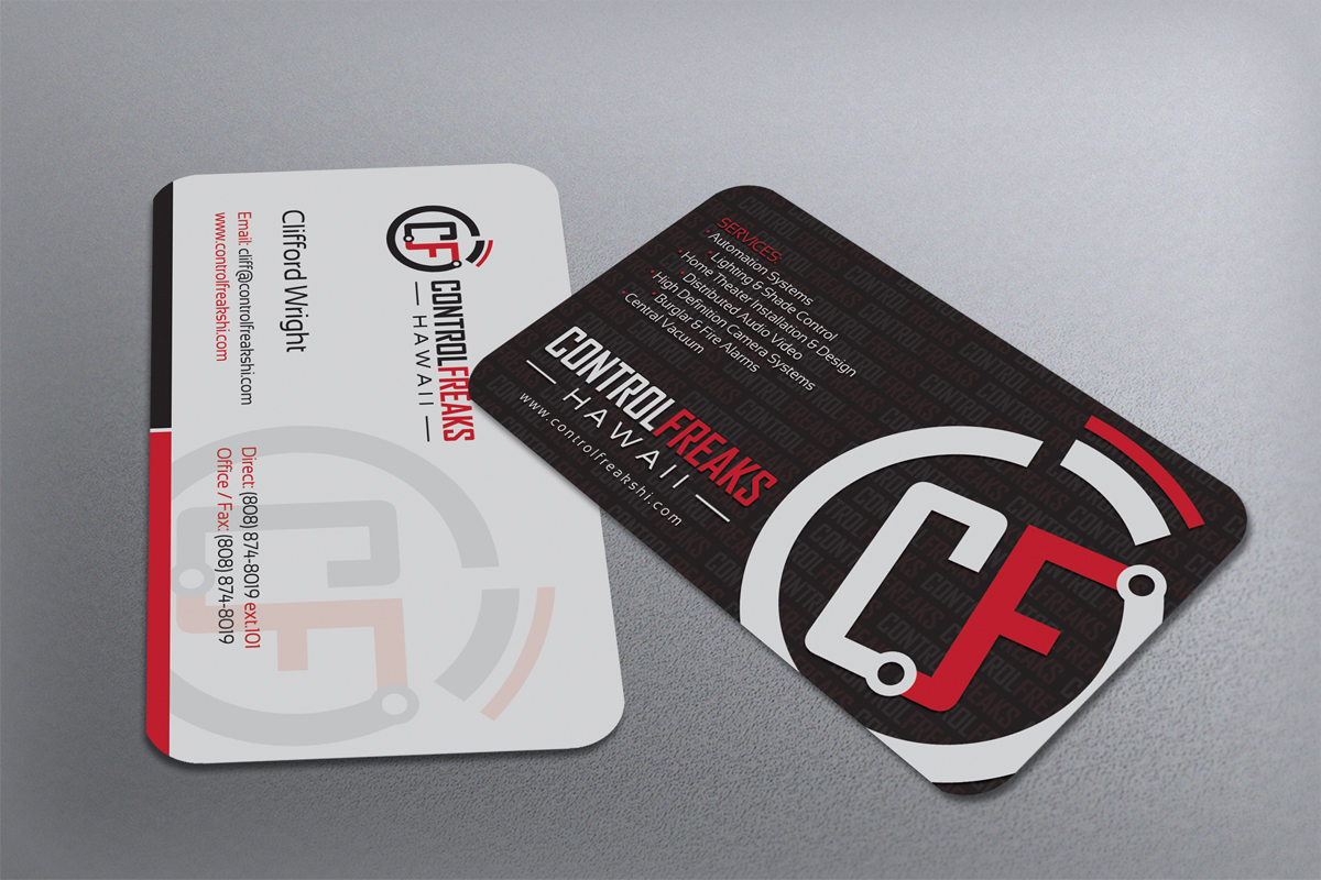 Diseño de Tarjeta de Presentación por diRtY.EMM para Control Freaks Hawaii | Diseño #3985970