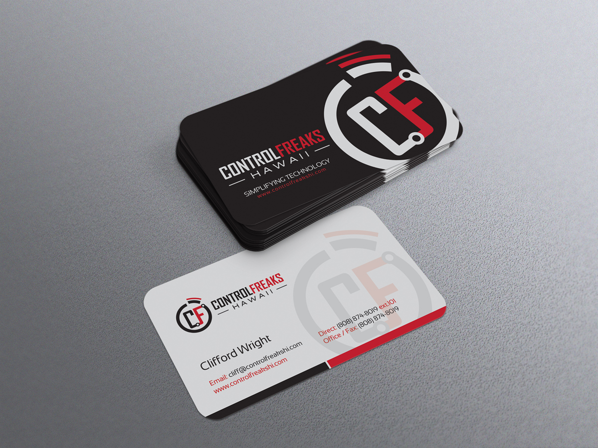 Business Card Design by diRtY.EMM for Control Freaks Hawaii | Design #3990936